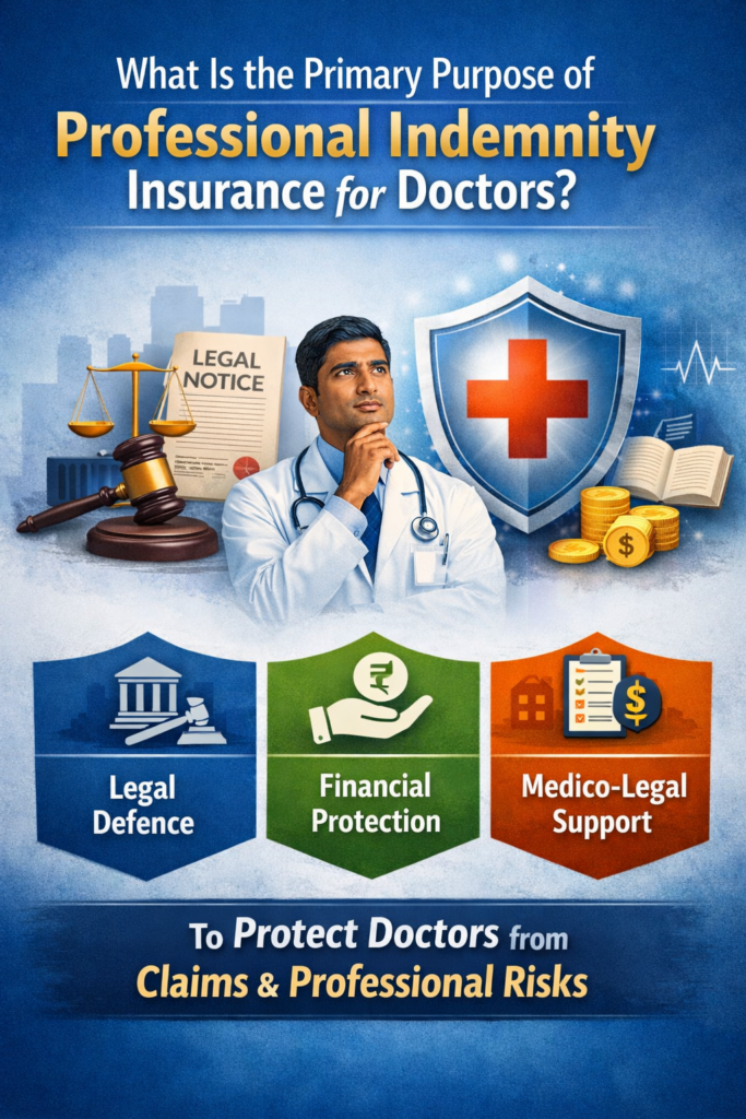 What Is the Primary Purpose of Professional Indemnity Insurance for Doctors by Risk Management by Apex