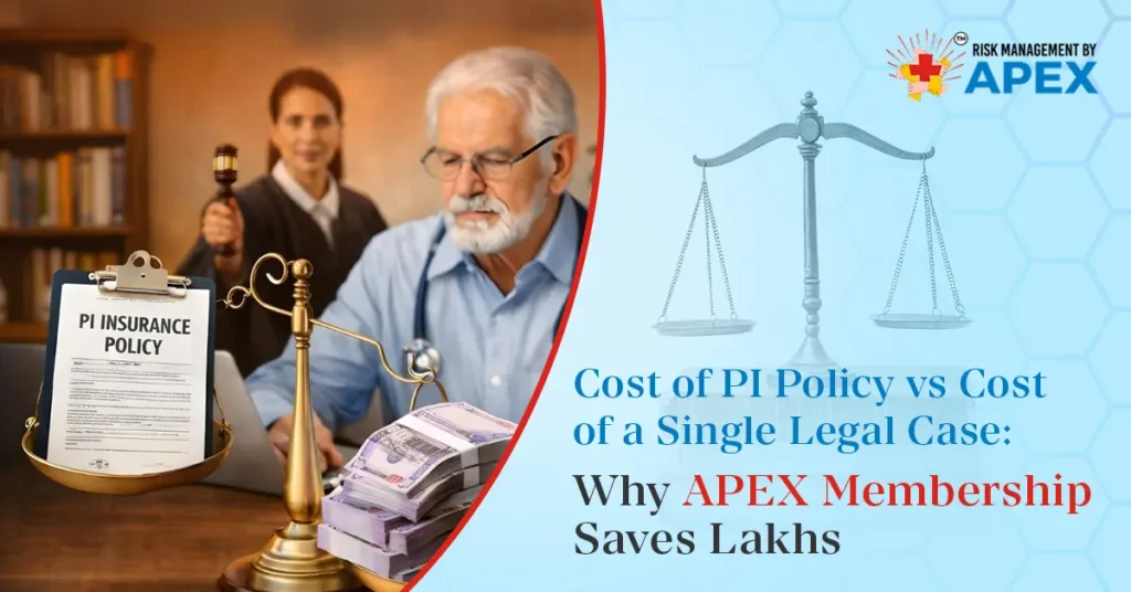 Cost of PI Policy vs Cost of a Single Legal Case Why APEX Membership Saves Lakhs by Risk Management by Apex
