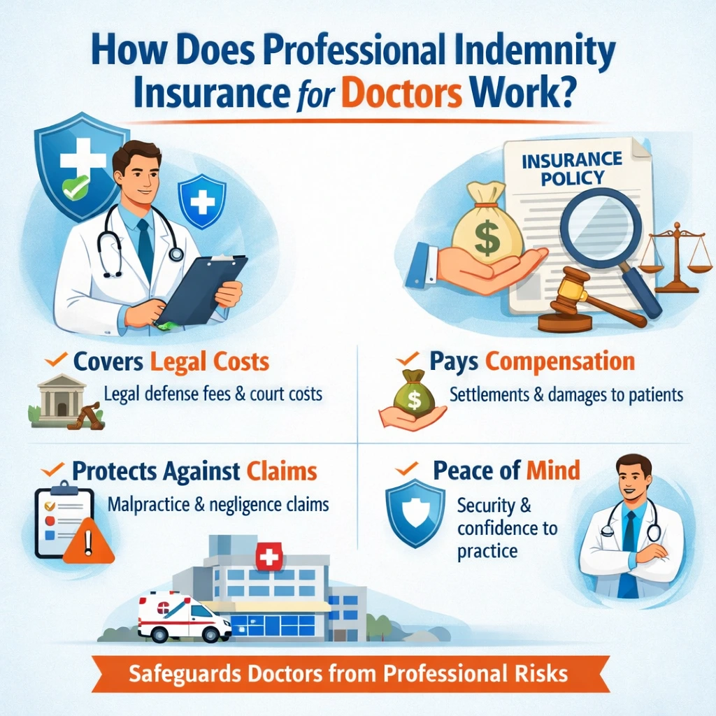 How Does Professional Indemnity Insurance for Doctors Work by Risk management by apex