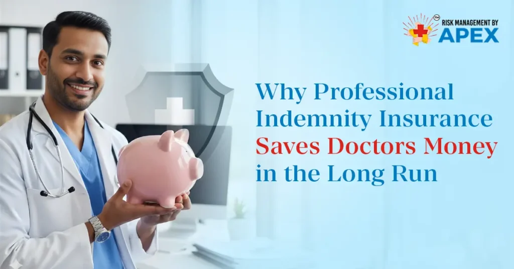 Why Professional Indemnity Insurance Saves Doctors Money in the Long Run by Risk management by Apex
