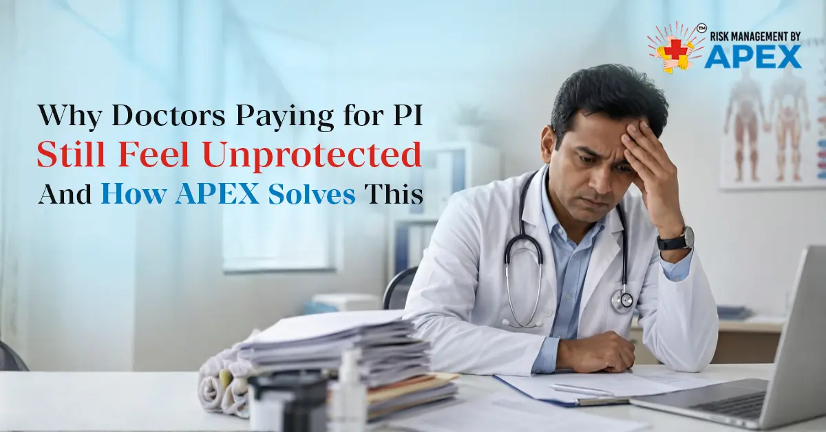 Why Doctors Paying for PI Still Feel Unprotected - And How APEX Solves This by Risk Management by Apex